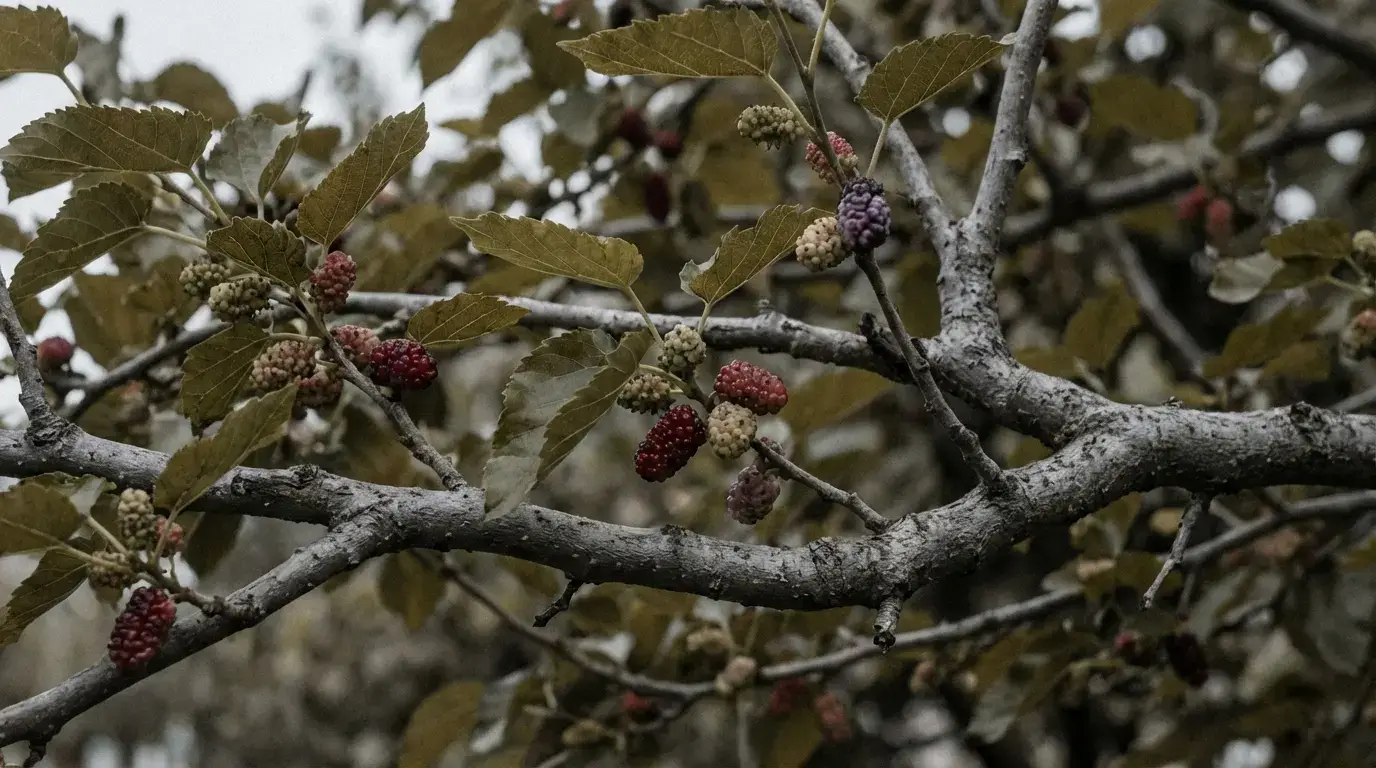 Звичайна шовковиця для порівняння
